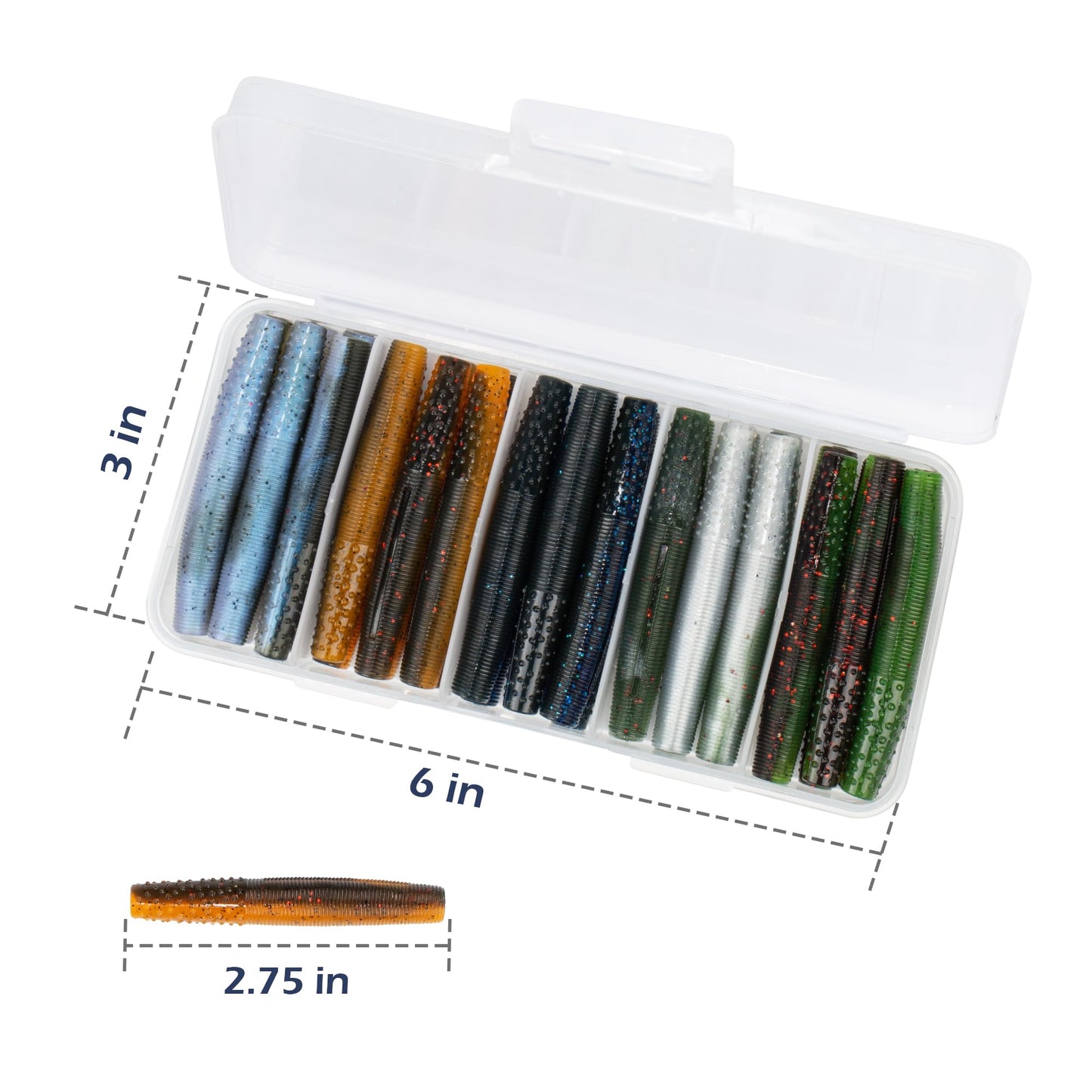 Finesse Ned Worms, TRD Baits Soft Plastic Fishing Lures