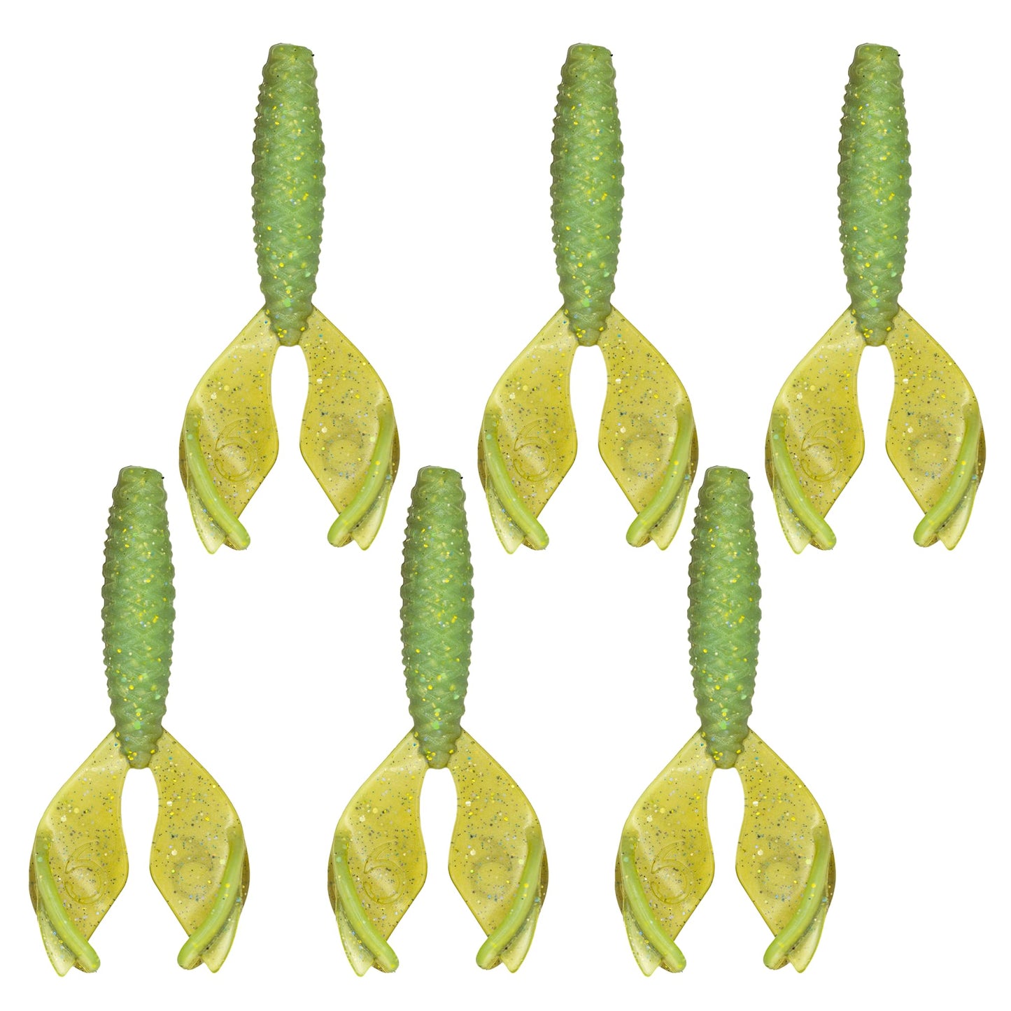 6th Sense - Bongo 3.7 - Soft Plastics Jig Trailer/Creature Bait - Bass Fishing (6 per Pack)