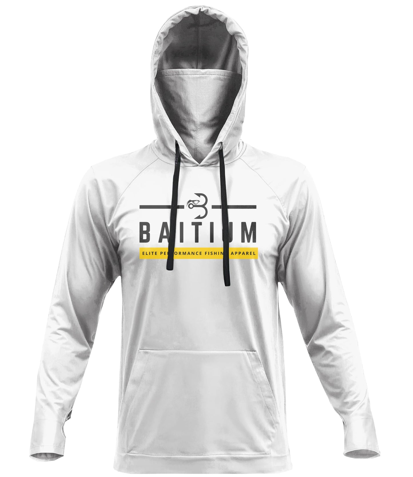 Fishing Shirts for Men,UPF50 Hooded Long Sleeve with Gaiter, Sun Protection Dry Fit Apparel, Face Mask, Fishing Clothes