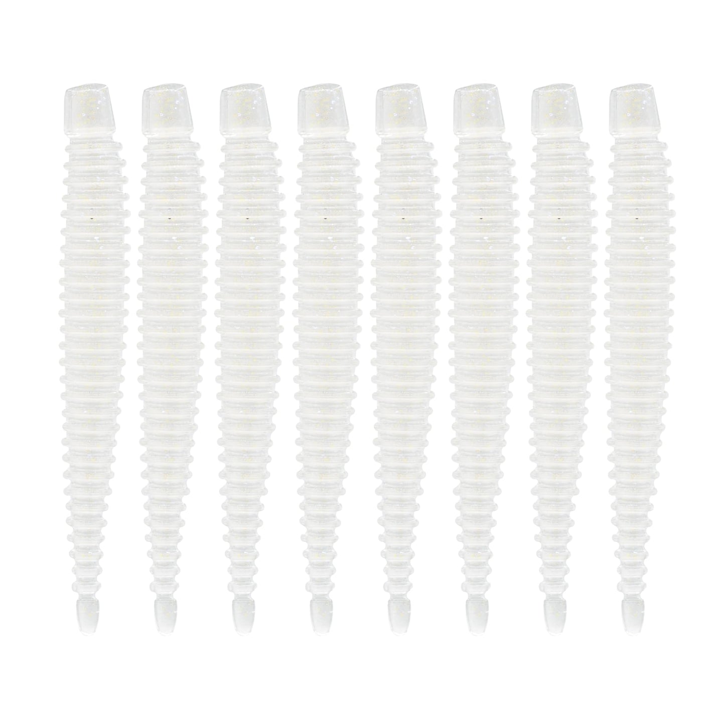 6th Sense – Boosa Ned 3.3 – Finesse Ned Worm – Bass Fishing – Ribbed Body Shimmy Tail – Divine Ned Jig Heads - Made in The USA