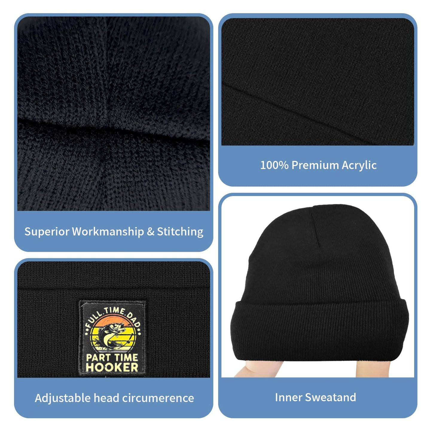 Leather Patch Trucker Hat-Adjustable Baseball Caps,Snap Back Trucker Cap Gift for Men Women Accessory
