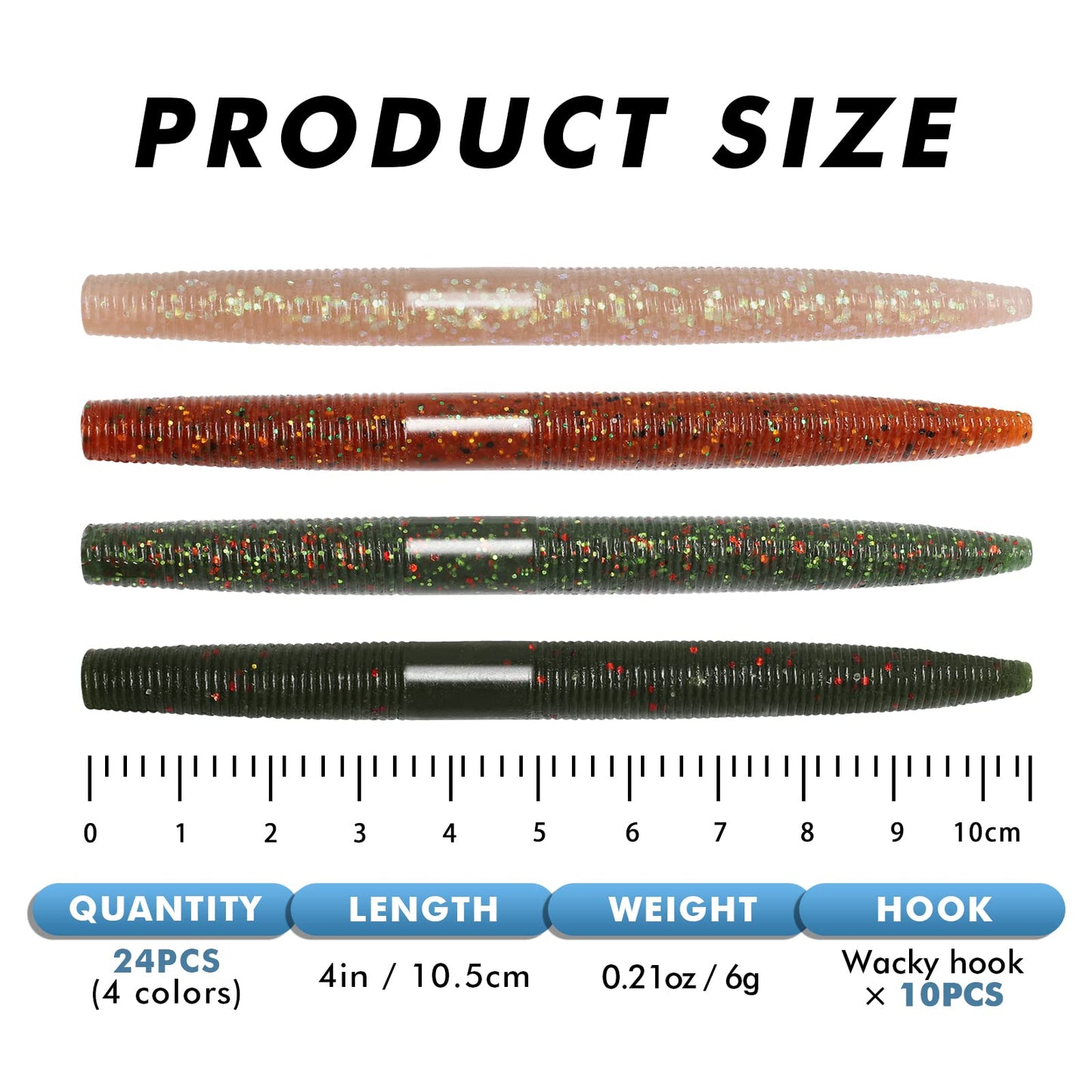 Gotour Weedless Soft Fishing Lures for Freshwater and Saltwater, Premium Pre-Rigged Jig Head Paddle Tail Swimbaits for Bass Fishing，Jigs Fishing Bait for Crappie Trout Walleye, Amazing Fishing Gifts