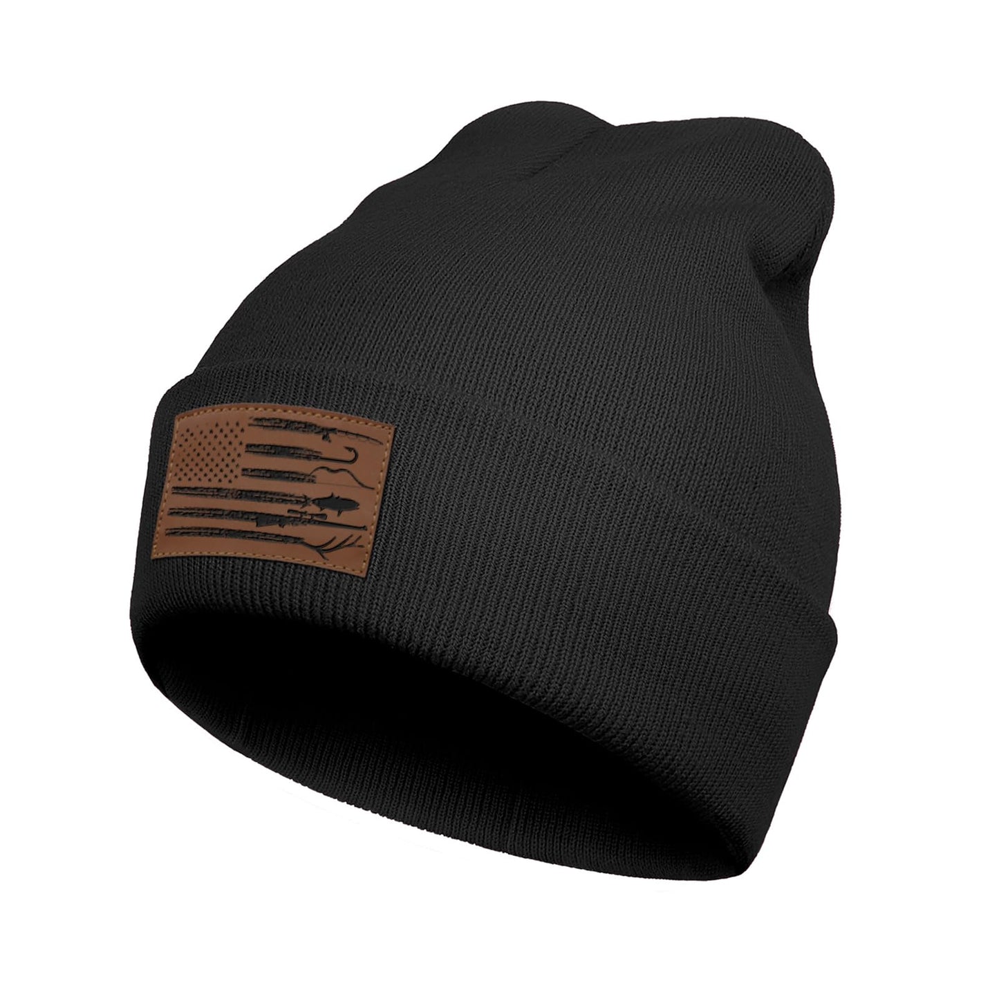 Leather Patch Trucker Hat-Adjustable Baseball Caps,Snap Back Trucker Cap Gift for Men Women Accessory