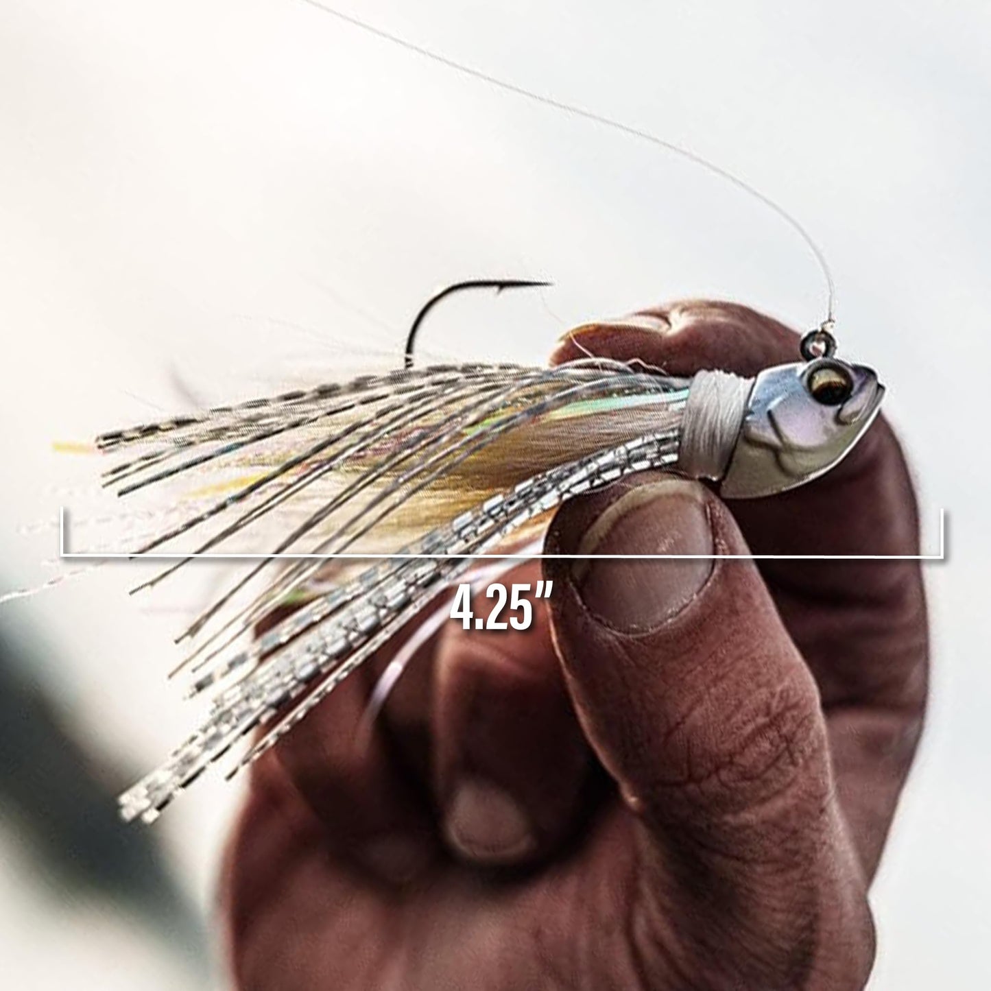 6th Sense – Flock Hair Jig – Hand-Tied Hair Jig – Bass Fishing – Designed with Josh Jones