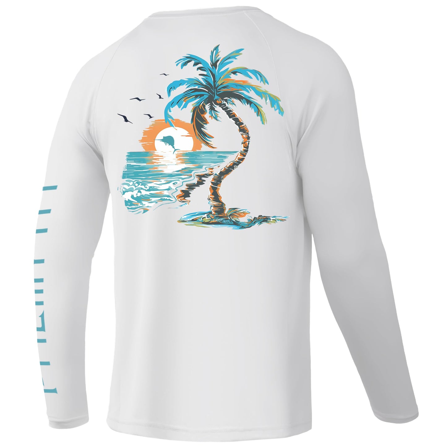 Palmyth Fishing Shirts for Men Long Sleeve UPF 50+ T Shirt Sun Protection Tee