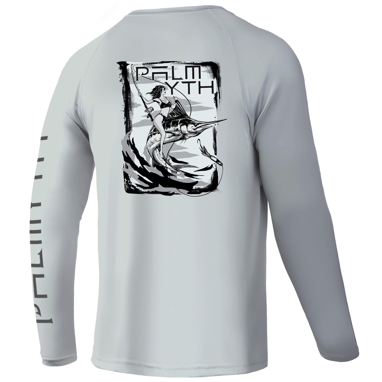 Palmyth Fishing Shirts for Men Long Sleeve UPF 50+ T Shirt Sun Protection Tee