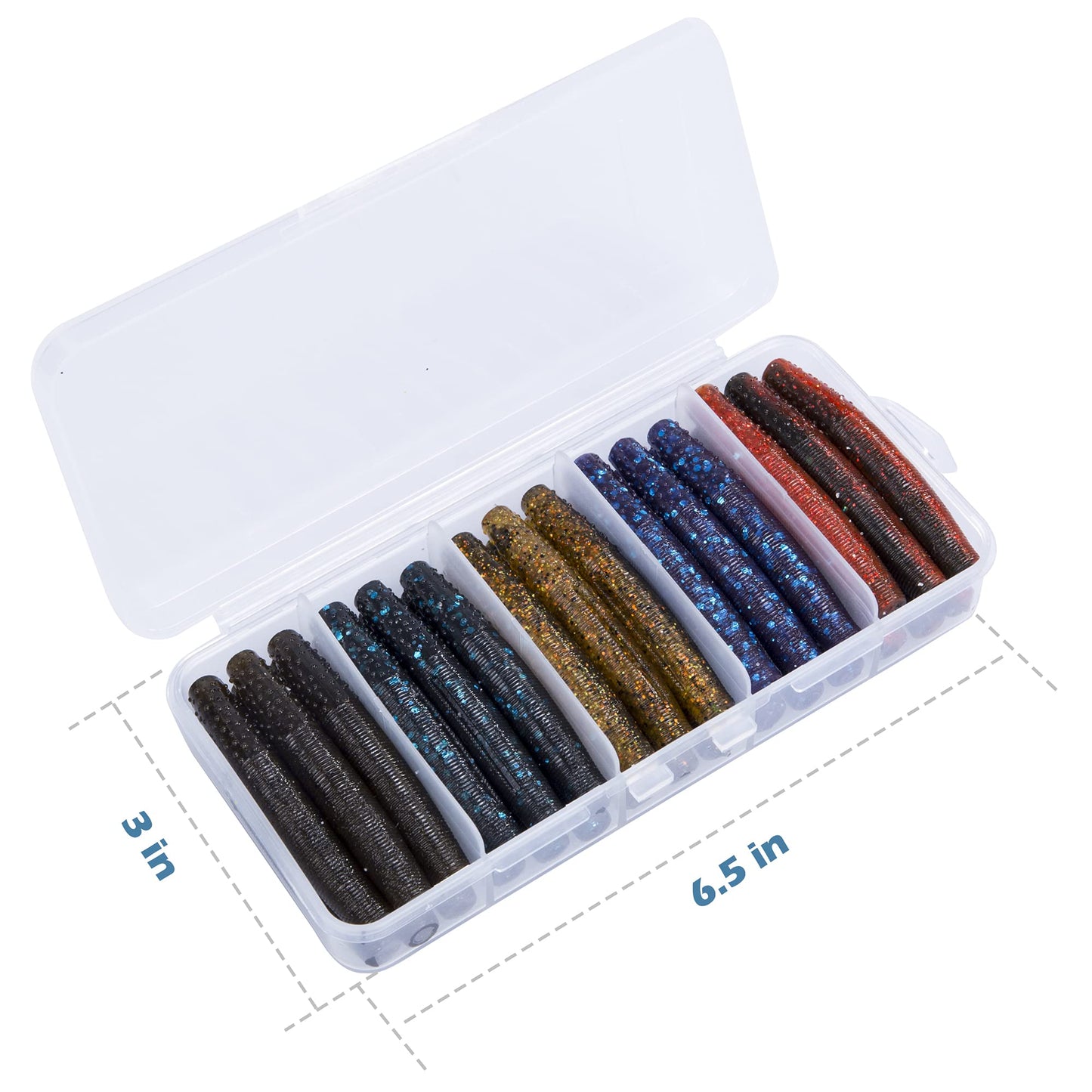 Finesse Ned Worms, TRD Baits Soft Plastic Fishing Lures