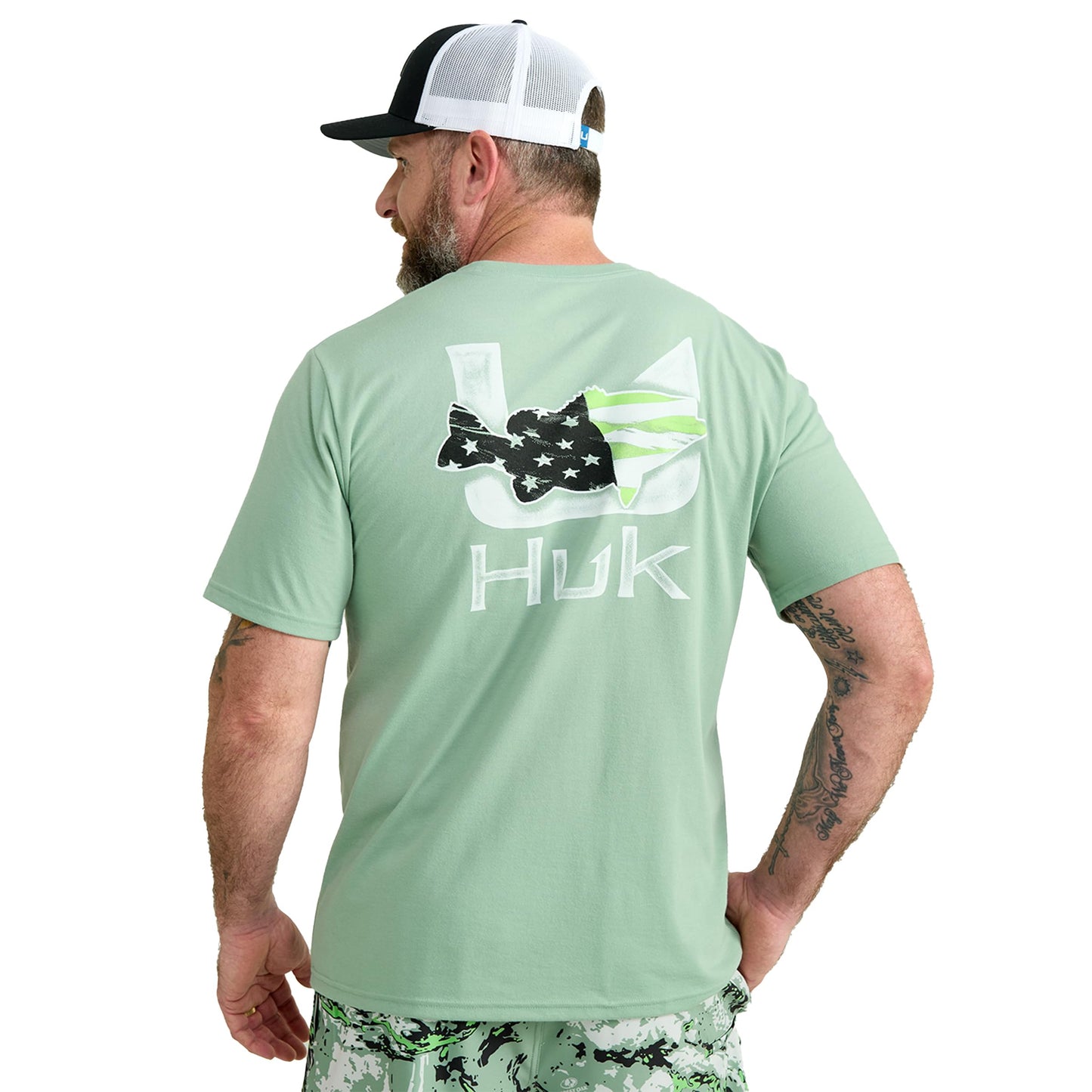 HUK - Men's Short Sleeve Performance Tee, Fishing T-Shirt for Men
