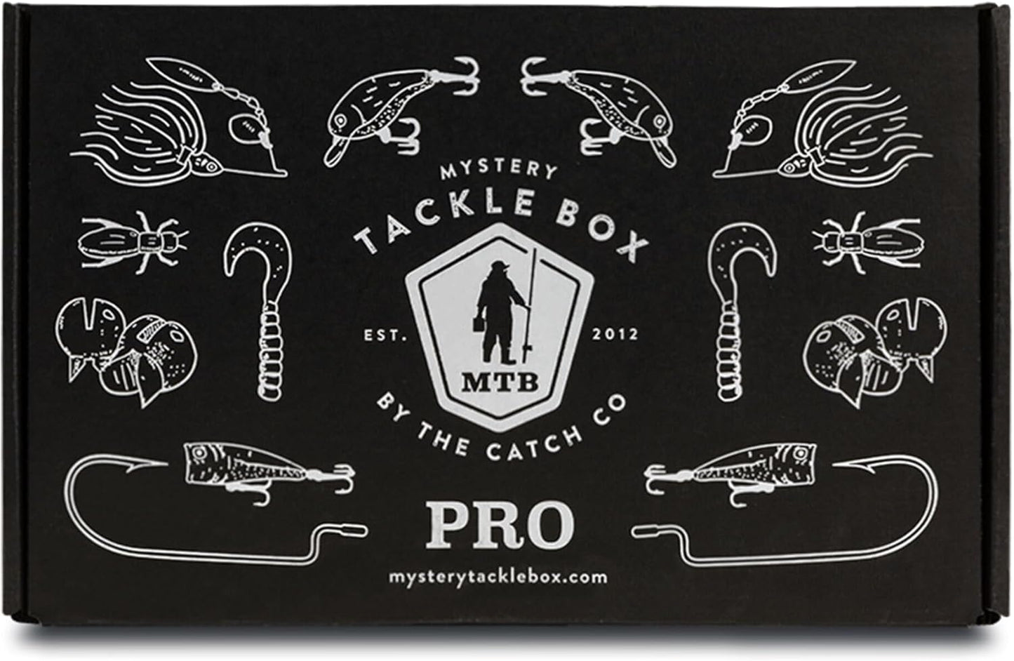 Catch Co Mystery Tackle Box PRO Bass Fishing Kit | Freshwater Largemouth and Smallmouth Bass Lures
