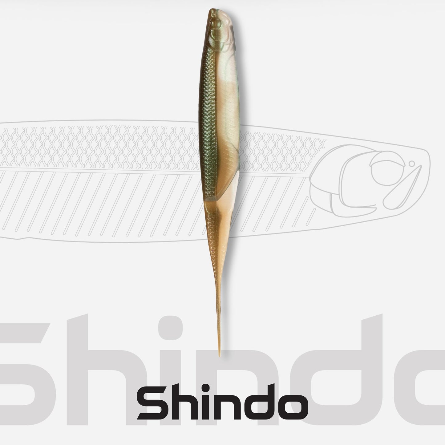 6th Sense – Shindo – Soft Plastic Bass Fishing Bait – Designed for High Returns on Forward Facing Sonar on The Hover Rig, Jigheads and Weightless