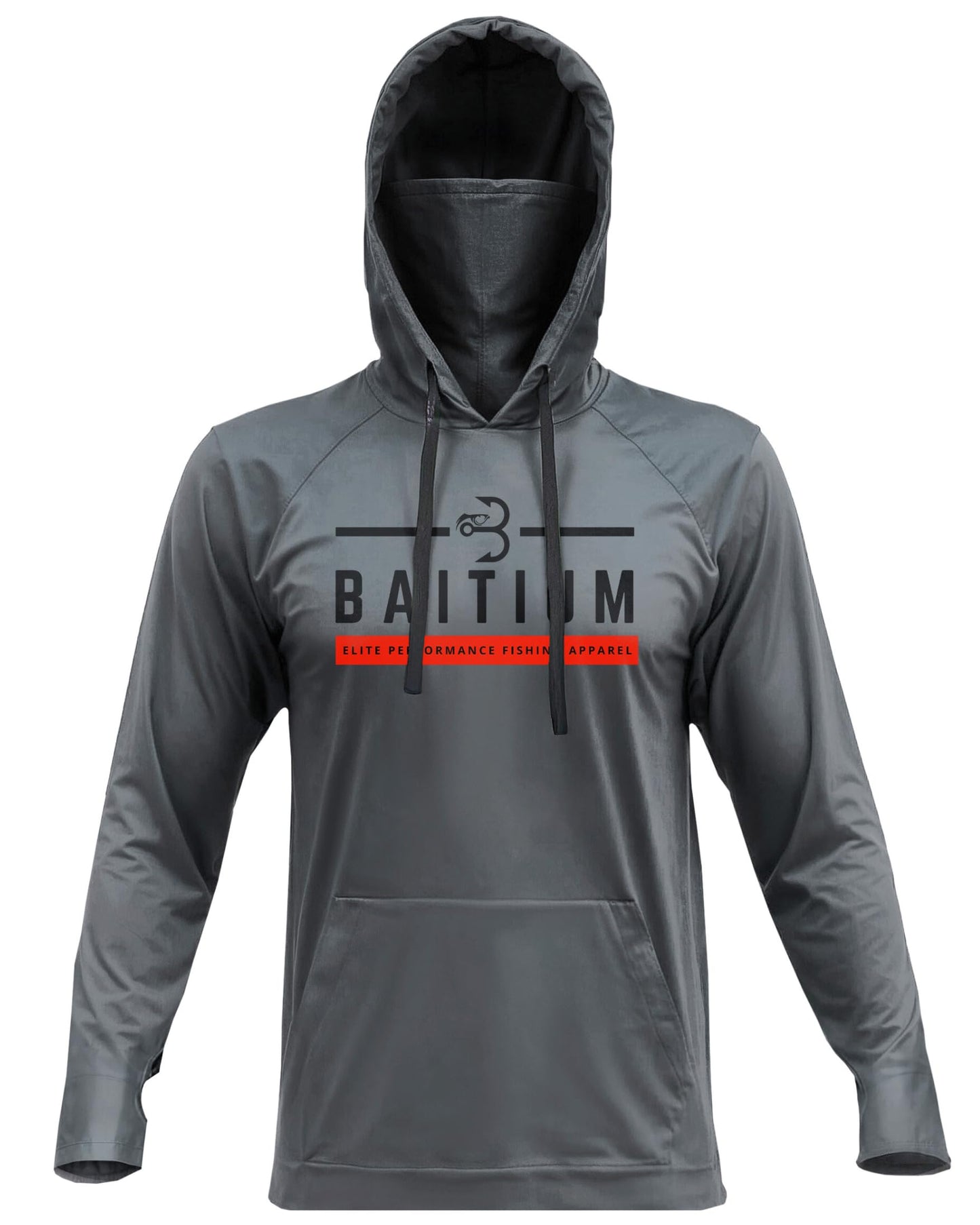 Fishing Shirts for Men,UPF50 Hooded Long Sleeve with Gaiter, Sun Protection Dry Fit Apparel, Face Mask, Fishing Clothes