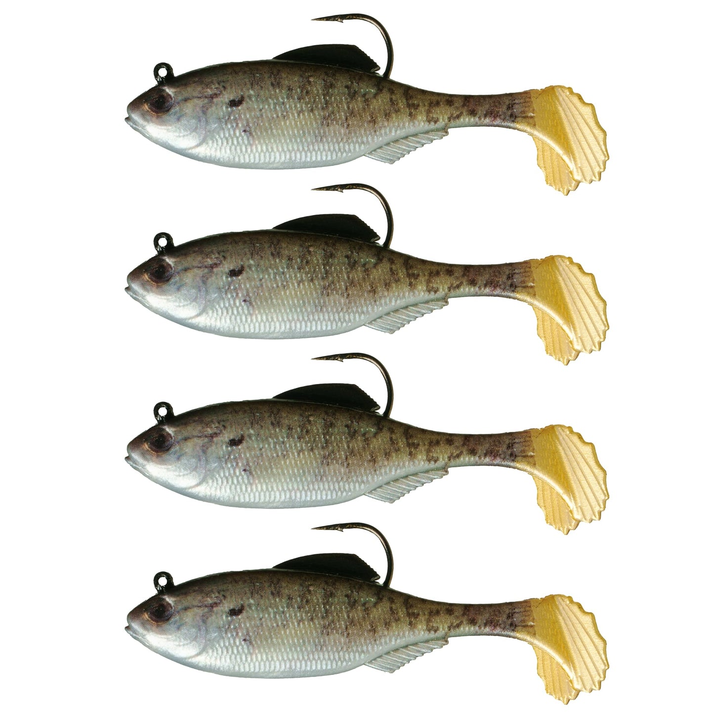 6th Sense – Masterclass Pre-Rigged Panorama Swimbait – Pre-Rigged Soft Plastic Swimbait with Hook & Weight – Multiple Realistic Swimming Action