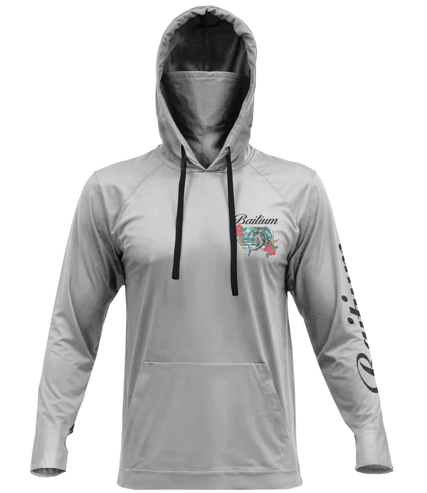 Fishing Shirts for Men,UPF50 Hooded Long Sleeve with Gaiter, Sun Protection Dry Fit Apparel, Face Mask, Fishing Clothes