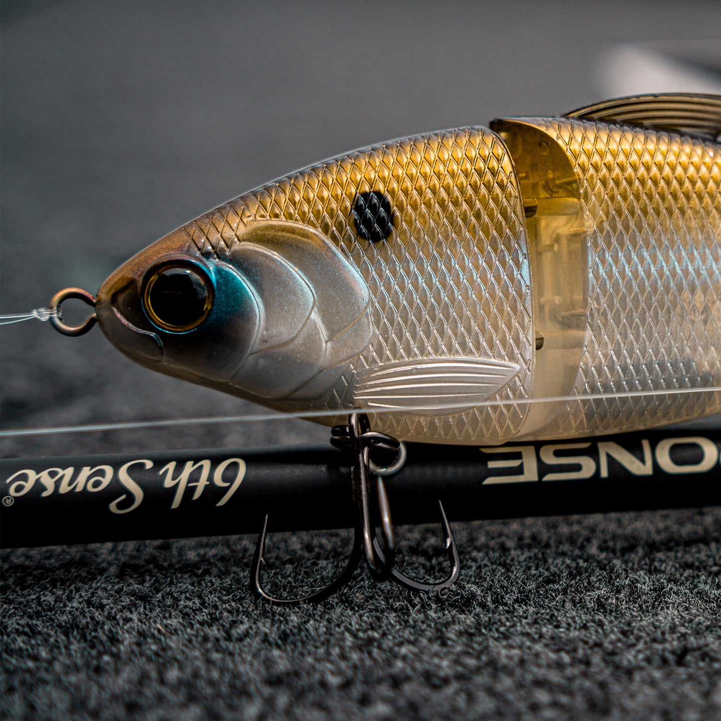 6th Sense – Trace 6.0 – Multi-Jointed Swimbait – Bass Fishing – Floating, Slow Sinking, and Fast Sinking Models – 6in.