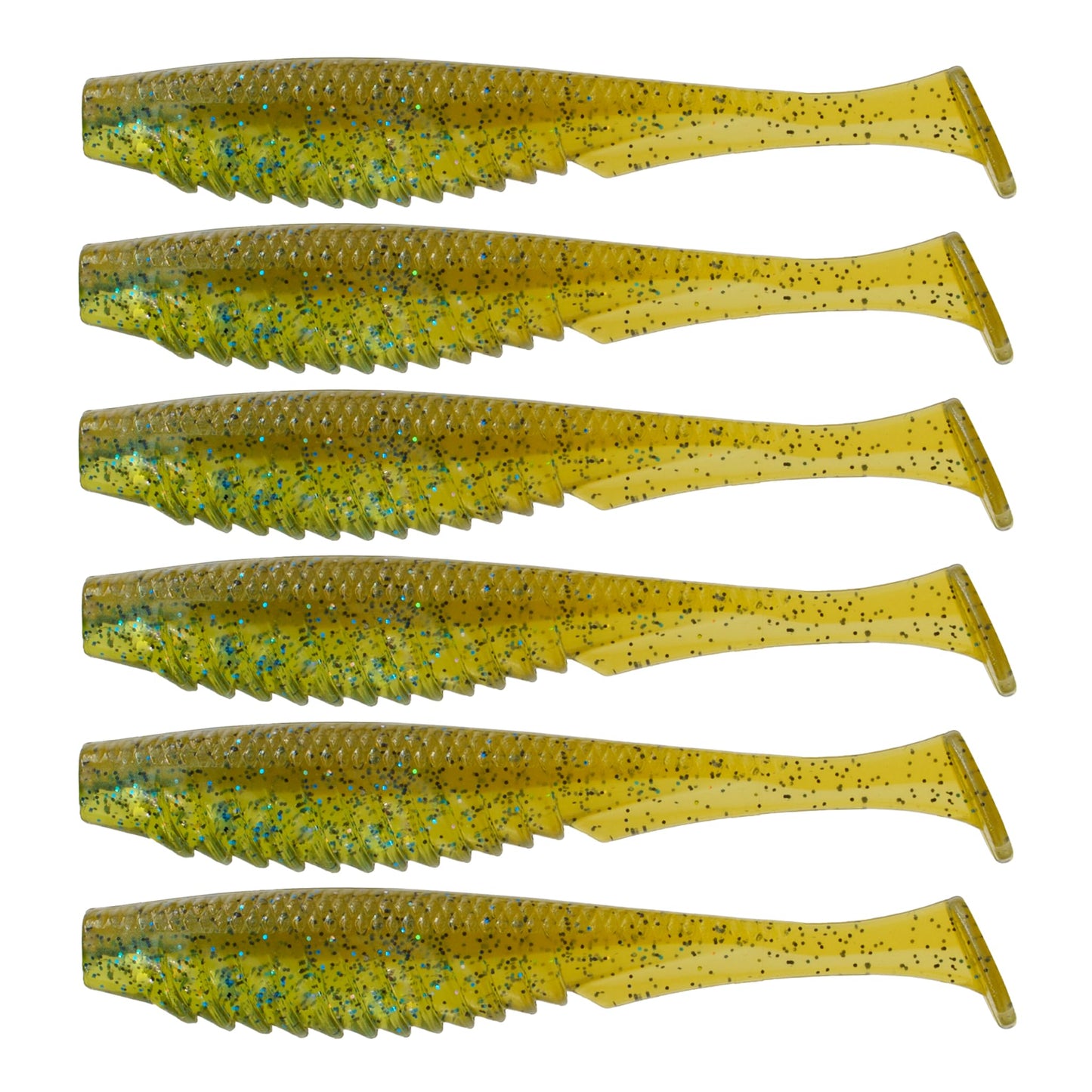 6th Sense – Party Paddle 4.3" – Saltwater Swimbait – Inshore Fishing – Redfish/Trout/Snook – Paddle Tail Soft Plastic