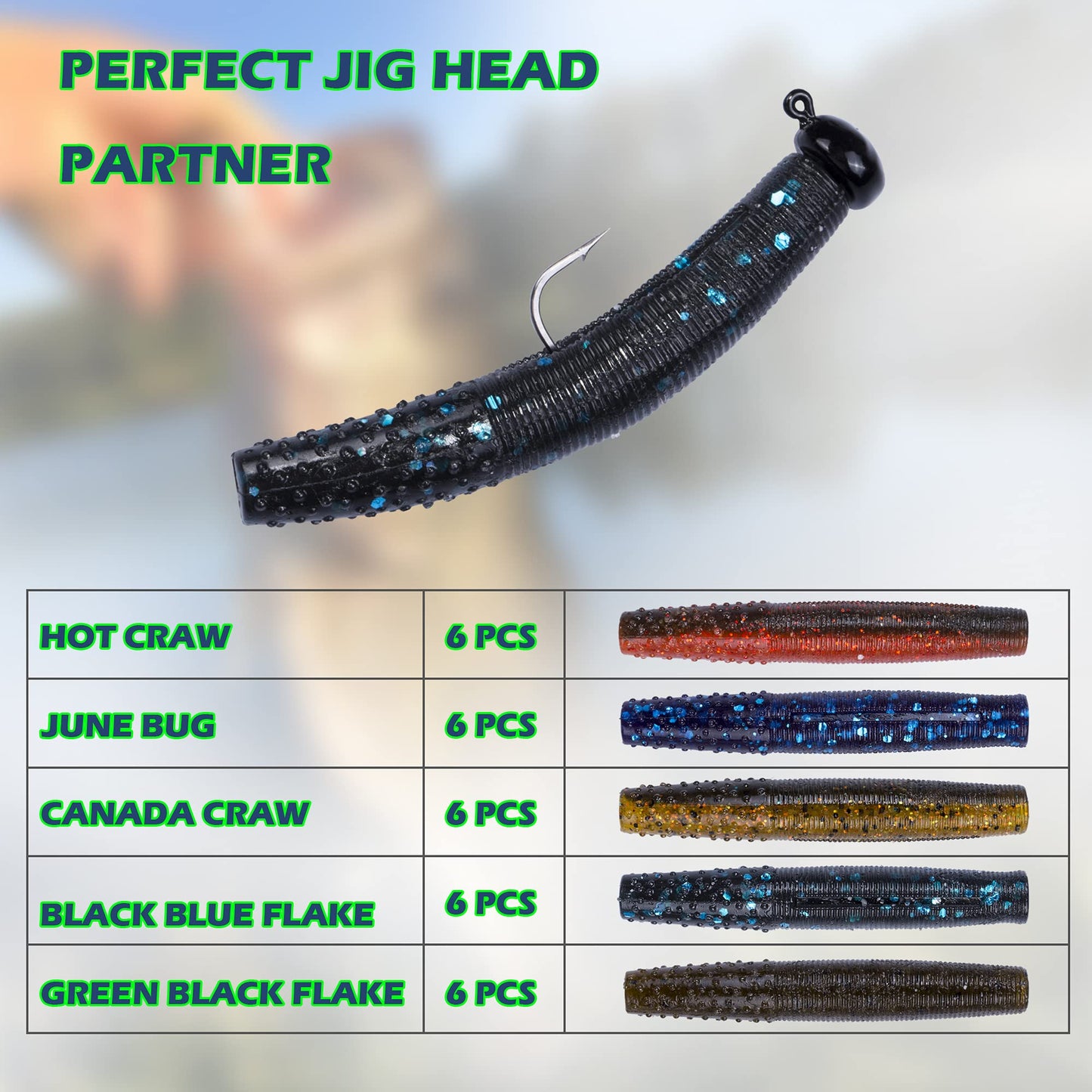 Finesse Ned Worms, TRD Baits Soft Plastic Fishing Lures