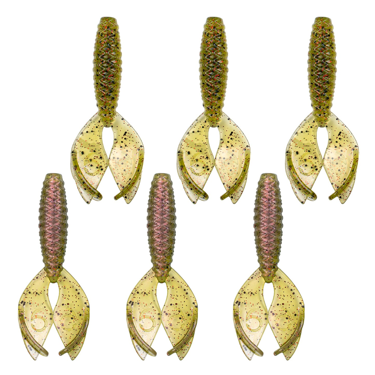 6th Sense - Bongo 3.7 - Soft Plastics Jig Trailer/Creature Bait - Bass Fishing (6 per Pack)