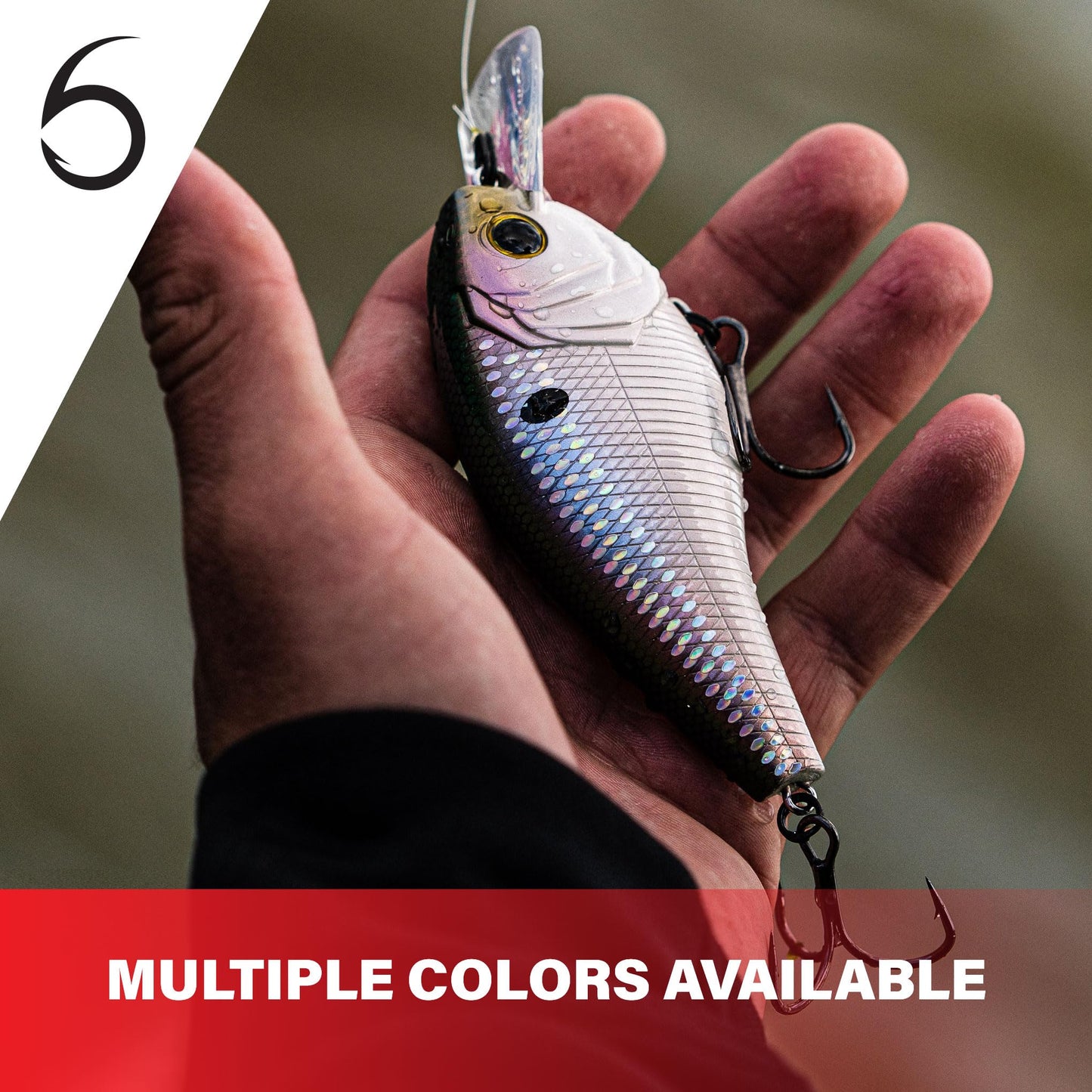 6th Sense – Cloud 9 Series Crankbait – Bass Fishing Lure with True Running Depths, Stabilized Action, Premium Paint, and Multiple Depth Models