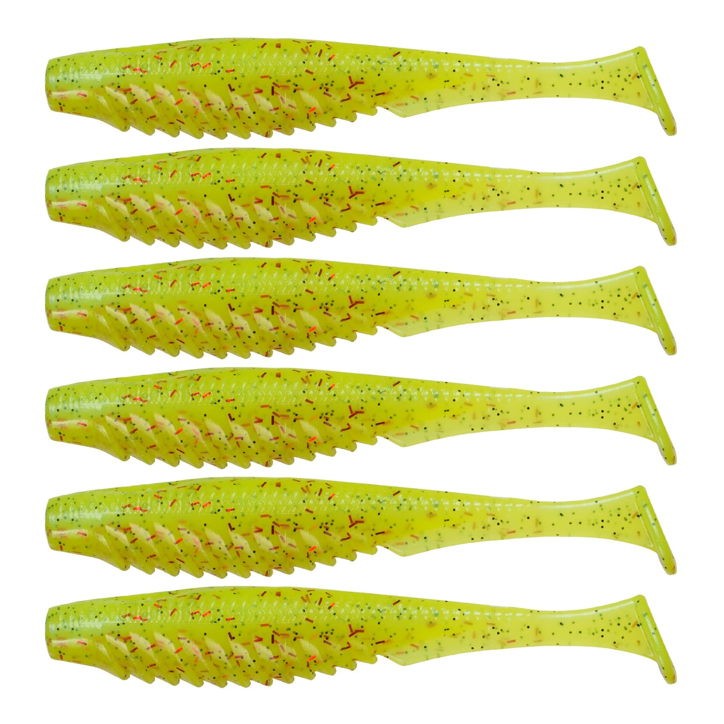 6th Sense – Party Paddle 4.3" – Saltwater Swimbait – Inshore Fishing – Redfish/Trout/Snook – Paddle Tail Soft Plastic