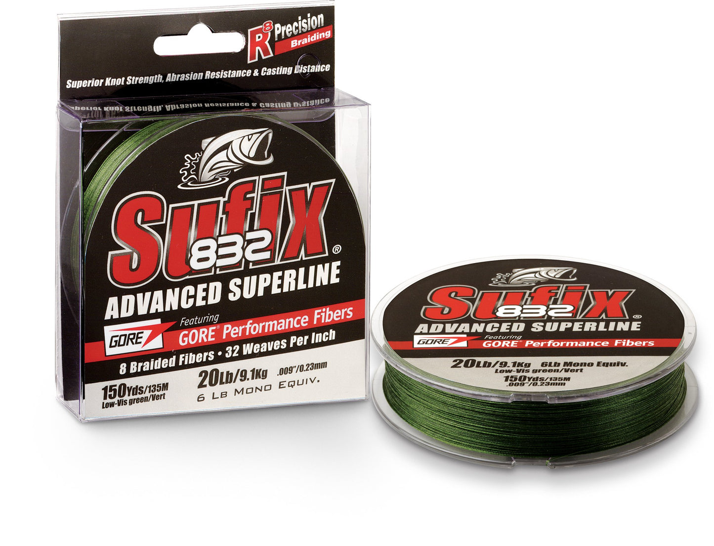 Sufix 832 Advanced Superline Braid - 150 yards