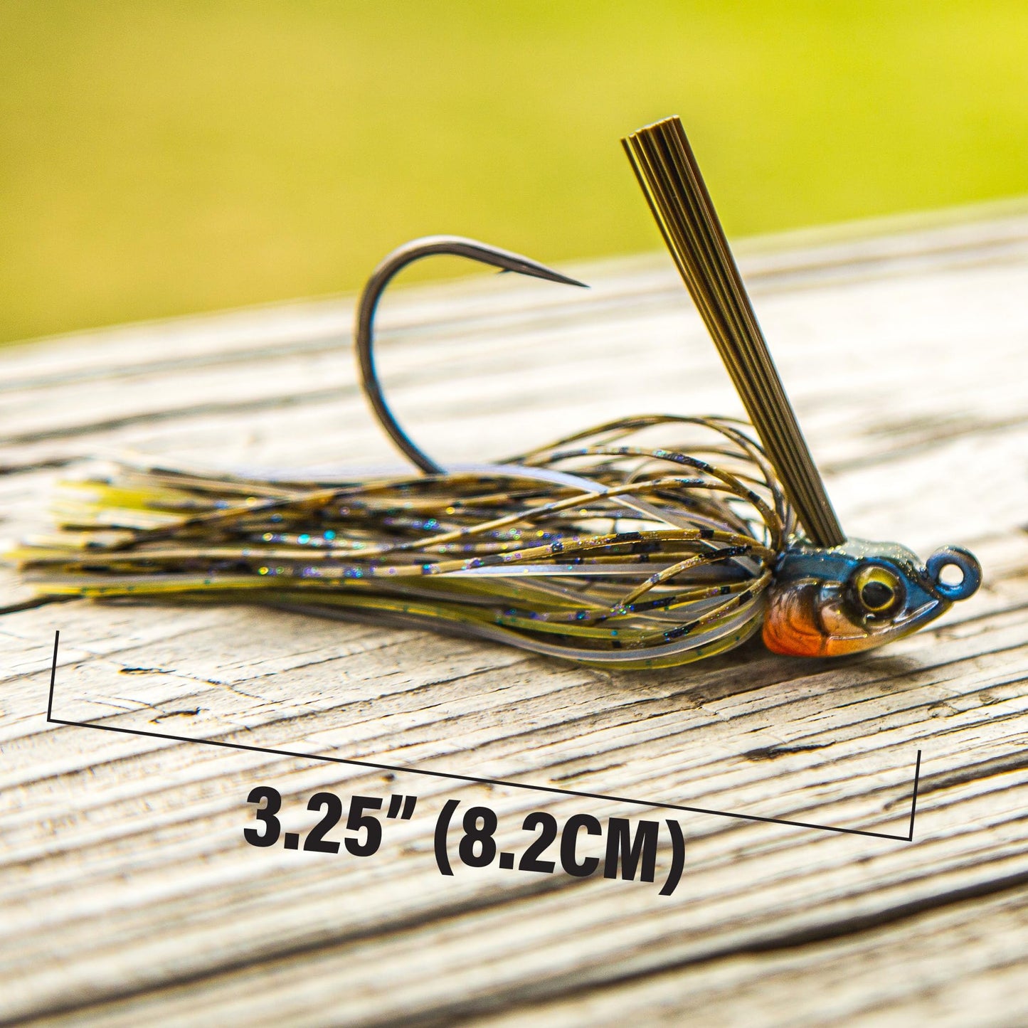 6th Sense – Divine Swim Jig – Bass Fishing – Dock Skipping Swim Jig – Keel-Weighted Belly – Cover Deflecting Design