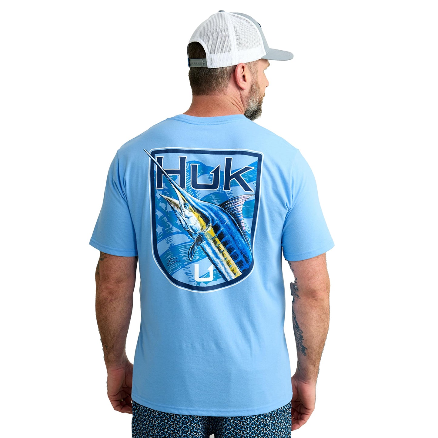 HUK - Men's Short Sleeve Performance Tee, Fishing T-Shirt for Men