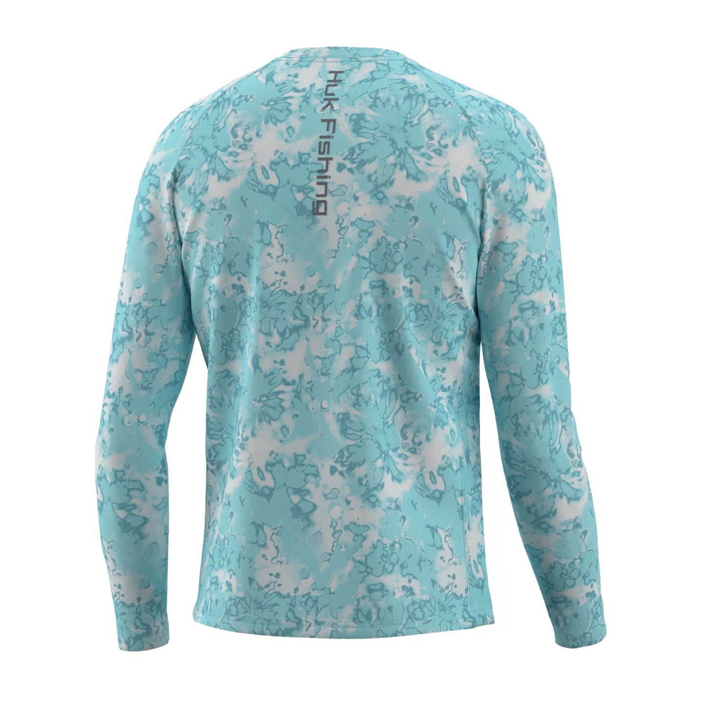 HUK Mens Pursuit Crew Long Sleeve Shirt, Sun Protecting Fishing Shirt