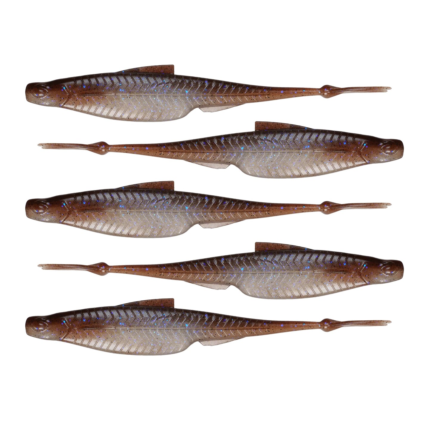 6th Sense Flush 7.5 Heavy – Bass Fishing Lure | Weighted Soft Jerkbait with Keel-Style Belly, Realistic Fins, Level Falling Action, and Ideal 6/0–7/0 Hook Pairing