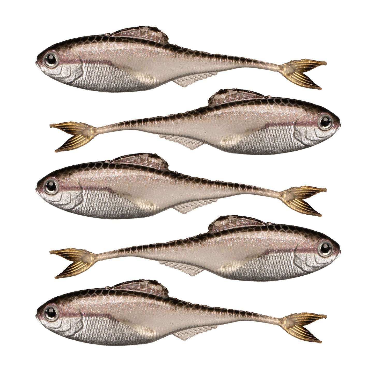 6th Sense – Masterclass Fiction – Shad Soft Plastic Swimbait – Realistic Baitfish Profile – Multiple Bass Fishing Lure