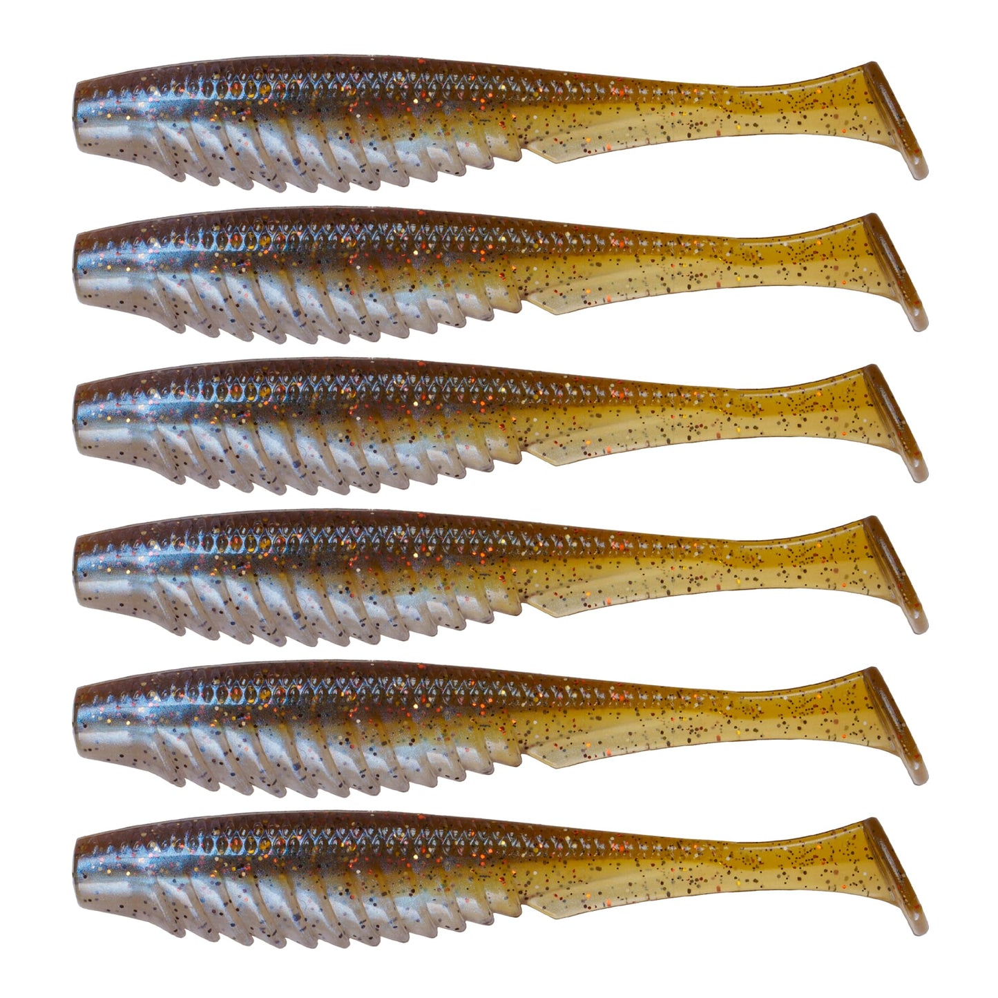 6th Sense – Party Paddle 4.3" – Saltwater Swimbait – Inshore Fishing – Redfish/Trout/Snook – Paddle Tail Soft Plastic