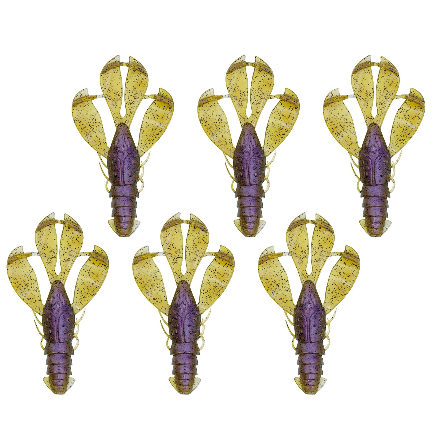 6th Sense – Congo Craw 3.8" – Creature Bait – Bass Fishing – Customizable Appendages (5 per Pack) Made in The USA