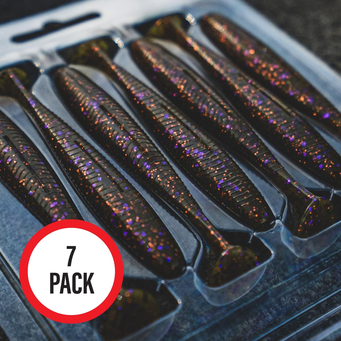 6th Sense – Divine Swimbait Series – Soft Paddle Tail Swimbait – Bass Fishing – 2.7"/3.2"/3.8"/4.4"/5.3" Sizes