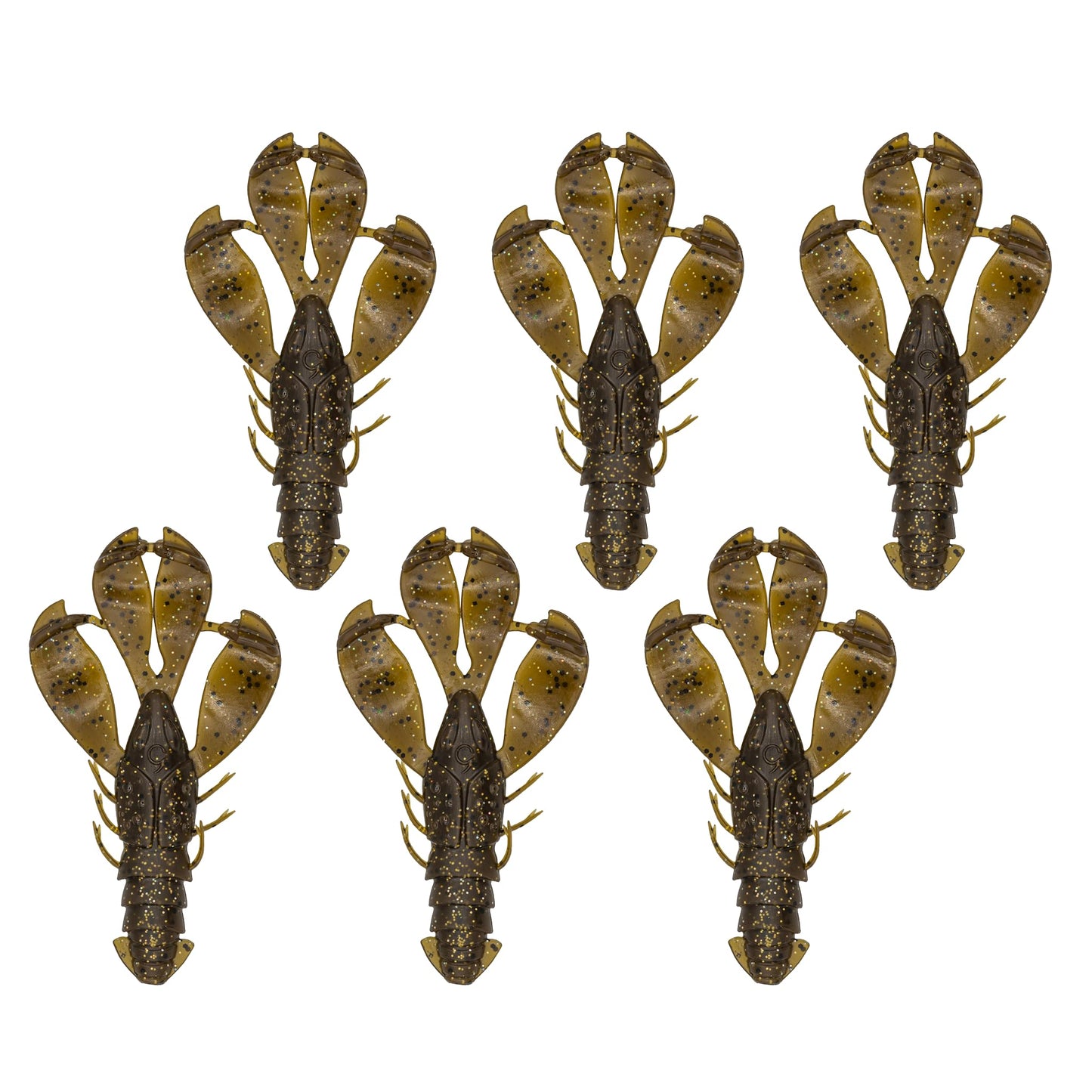 6th Sense – Congo Craw 3.8" – Creature Bait – Bass Fishing – Customizable Appendages (5 per Pack) Made in The USA