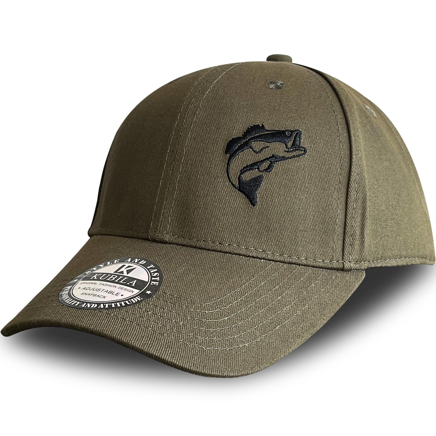 Bass Fish Hats for Men Women - Fly Fishing Gifts Dad Hat Baseball Caps