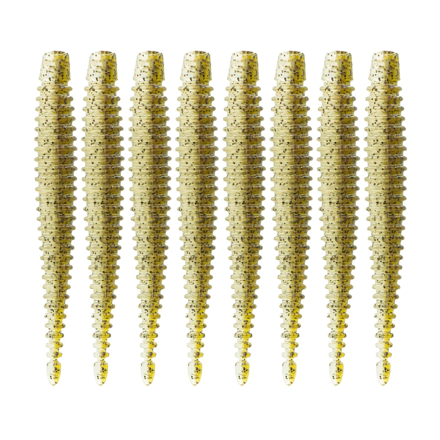 6th Sense – Boosa Ned 3.3 – Finesse Ned Worm – Bass Fishing – Ribbed Body Shimmy Tail – Divine Ned Jig Heads - Made in The USA