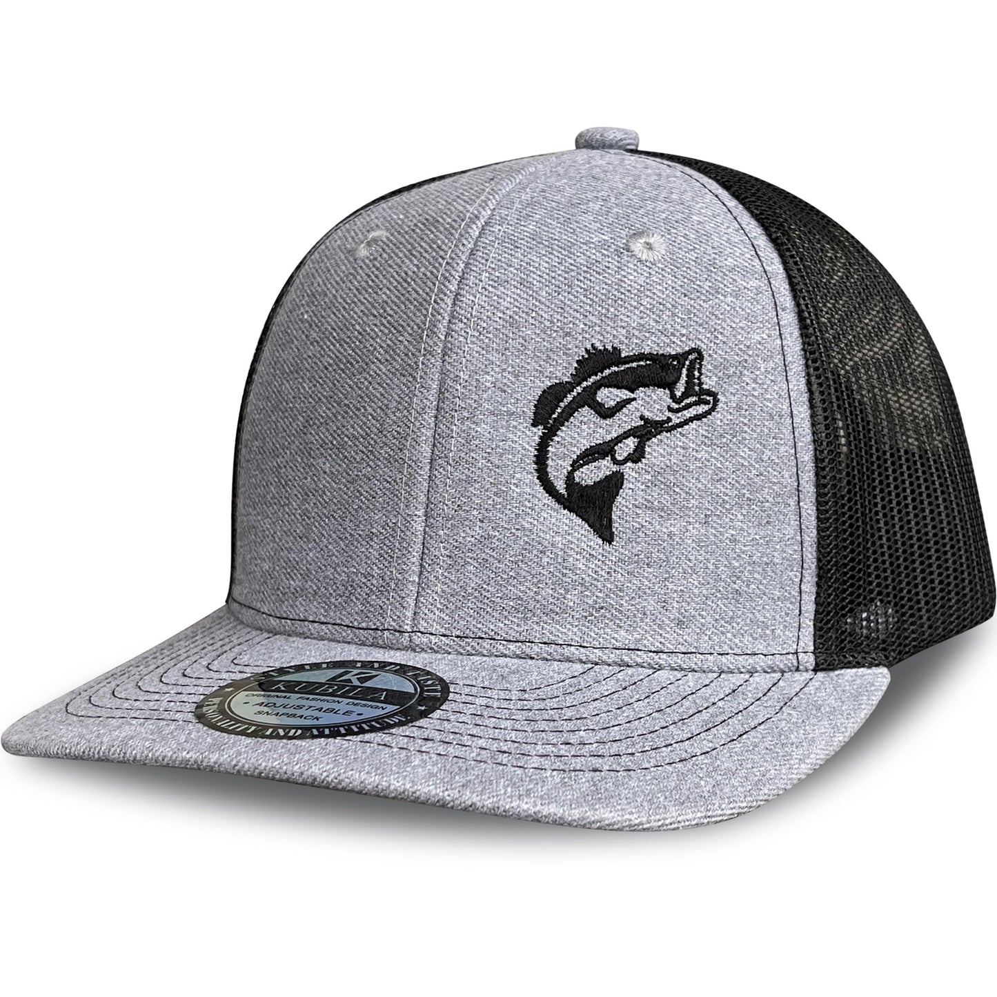 Bass Fish Hats for Men Women - Fly Fishing Gifts Dad Hat Baseball Caps