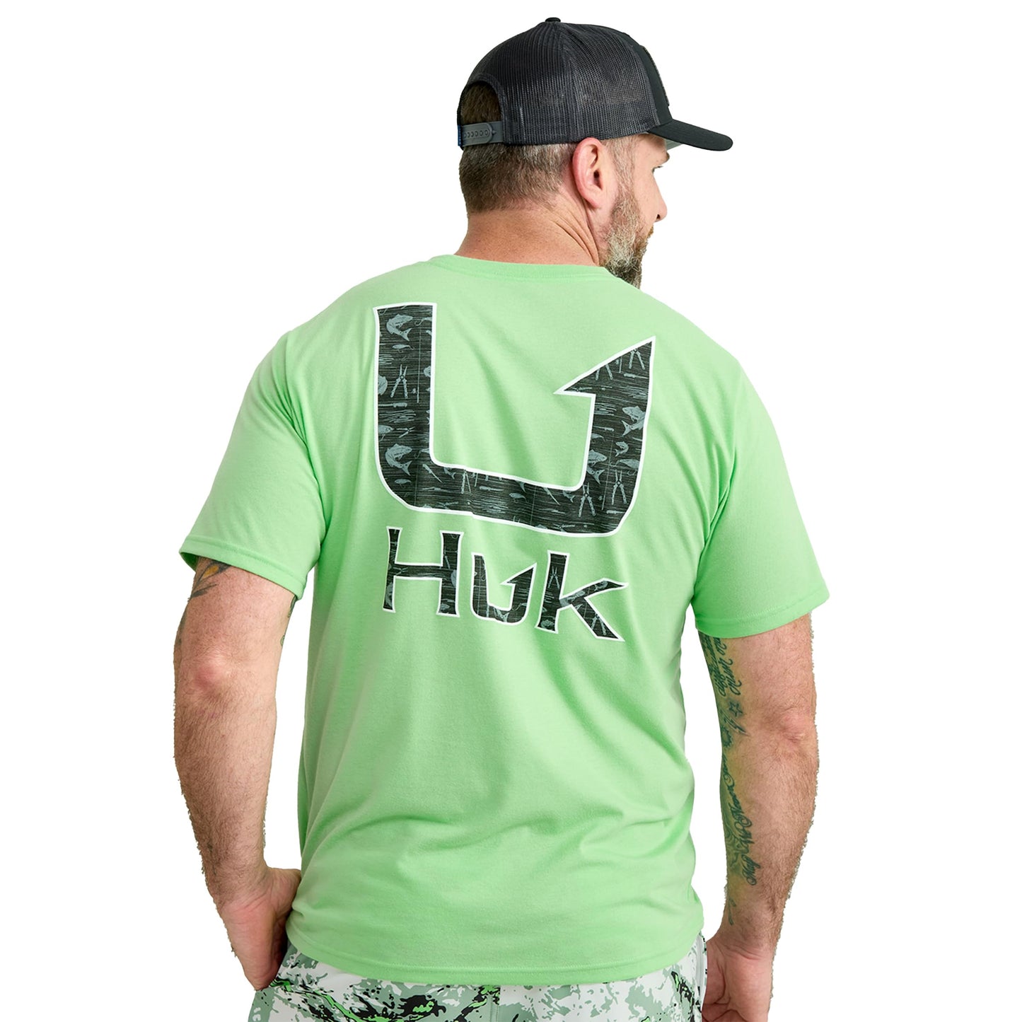 HUK - Men's Short Sleeve Performance Tee, Fishing T-Shirt for Men
