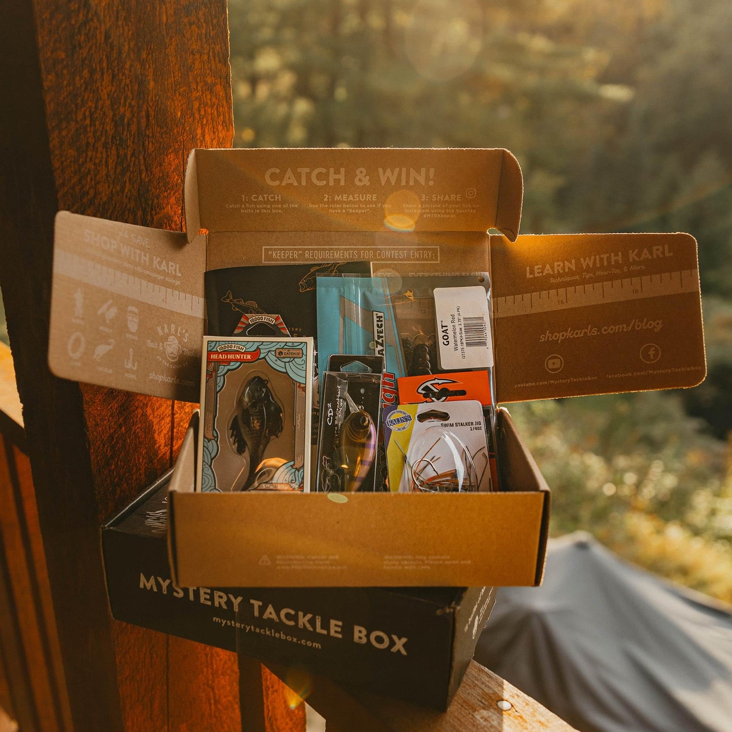 Catch Co Mystery Tackle Box Freshwater Catch All Fishing Kit | Bass | Trout | Crappie | Bluegill | Perch | Sunfish | Catfish |