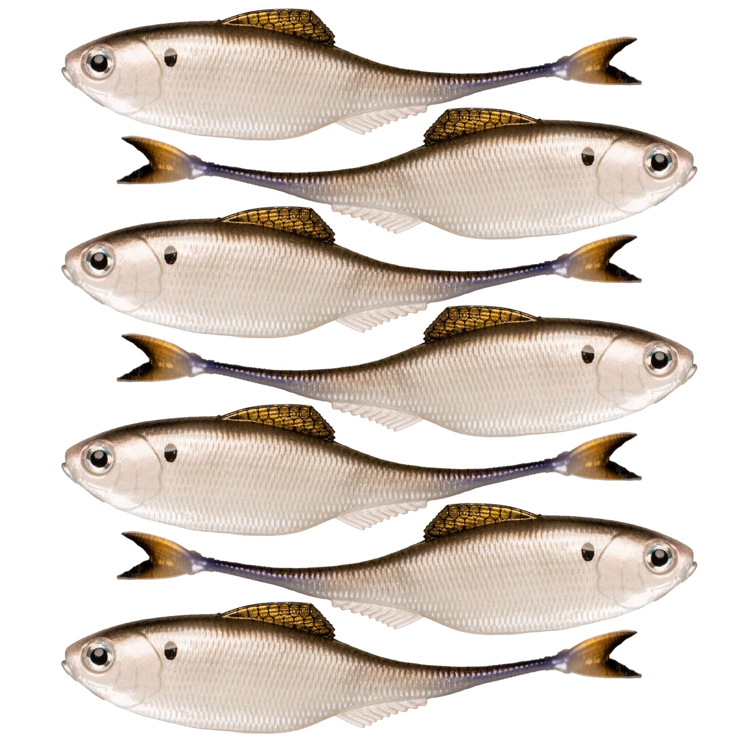 6th Sense – Masterclass Fiction – Shad Soft Plastic Swimbait – Realistic Baitfish Profile – Multiple Bass Fishing Lure