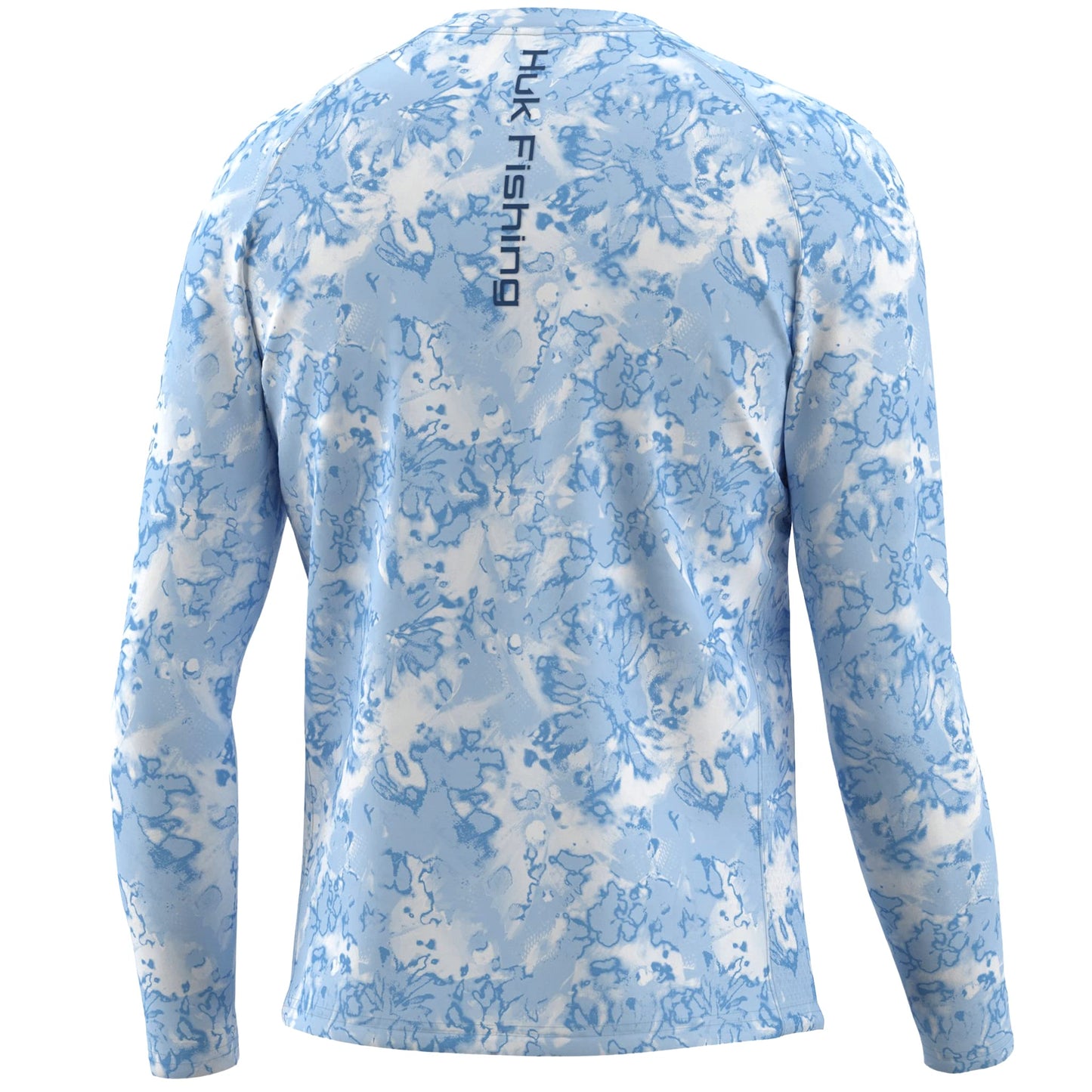 HUK Mens Pursuit Crew Long Sleeve Shirt, Sun Protecting Fishing Shirt