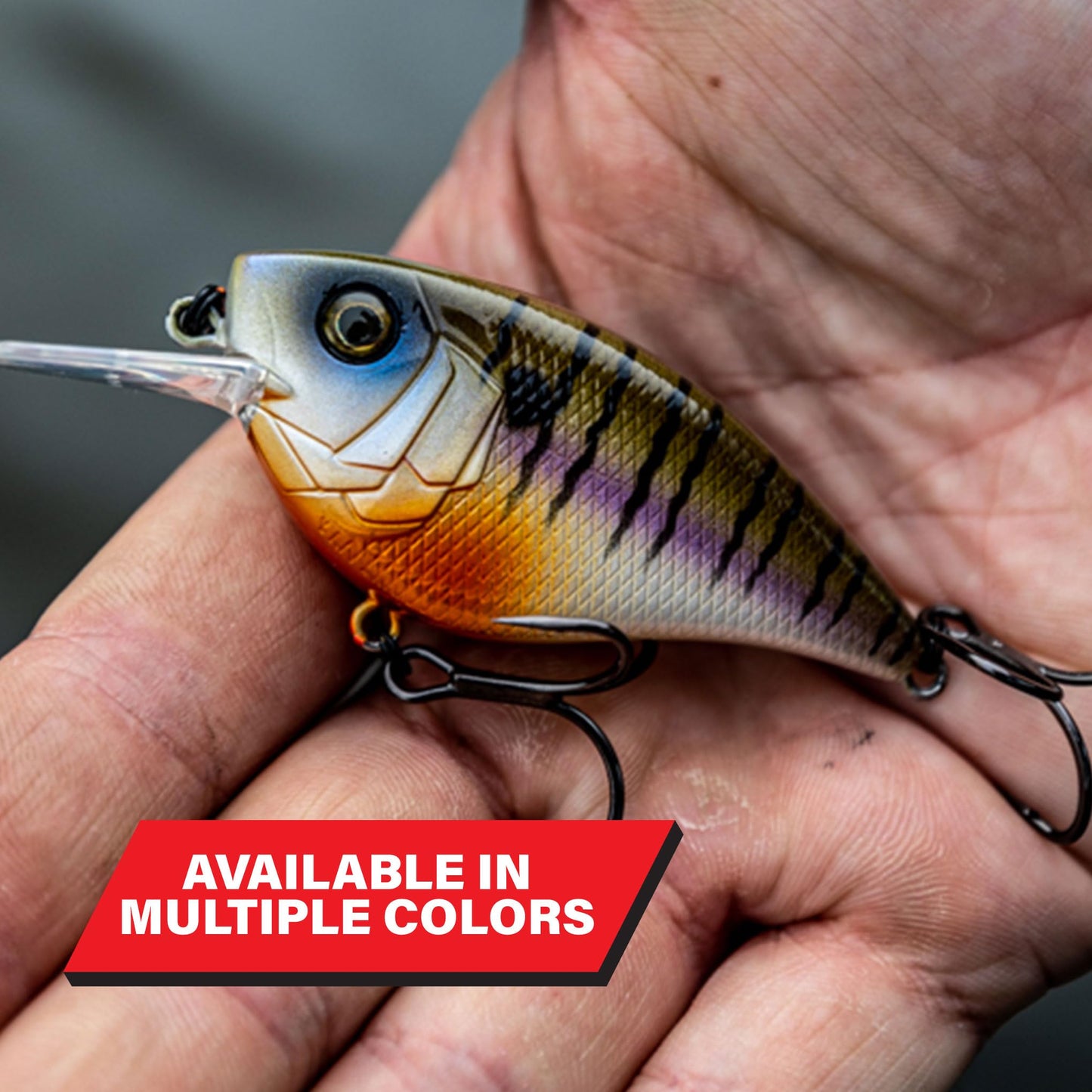6th Sense – Crush Flat 75X – Flat-Sided Squarebill Crankbait – Bass Fishing – Dives Up to 5 ft – Hunting Action