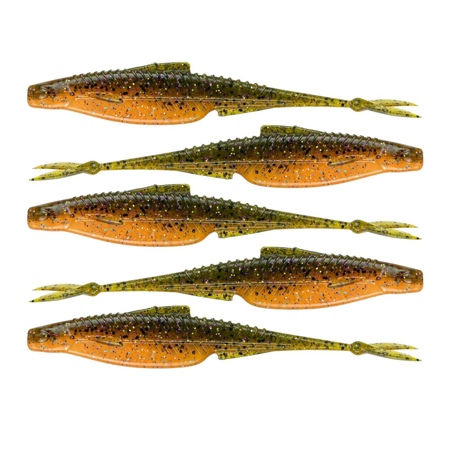 6th Sense Flush 7.5 Heavy – Bass Fishing Lure | Weighted Soft Jerkbait with Keel-Style Belly, Realistic Fins, Level Falling Action, and Ideal 6/0–7/0 Hook Pairing