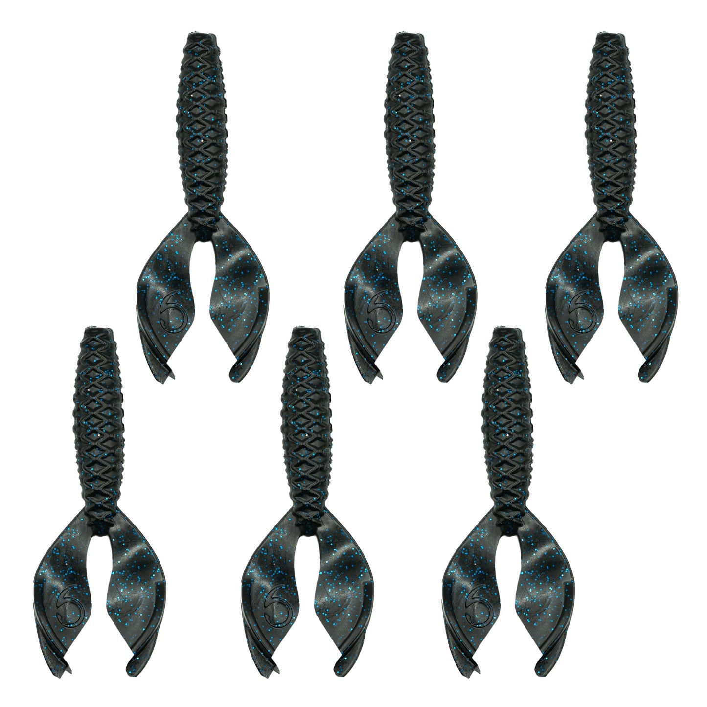 6th Sense - Bongo 3.7 - Soft Plastics Jig Trailer/Creature Bait - Bass Fishing (6 per Pack)