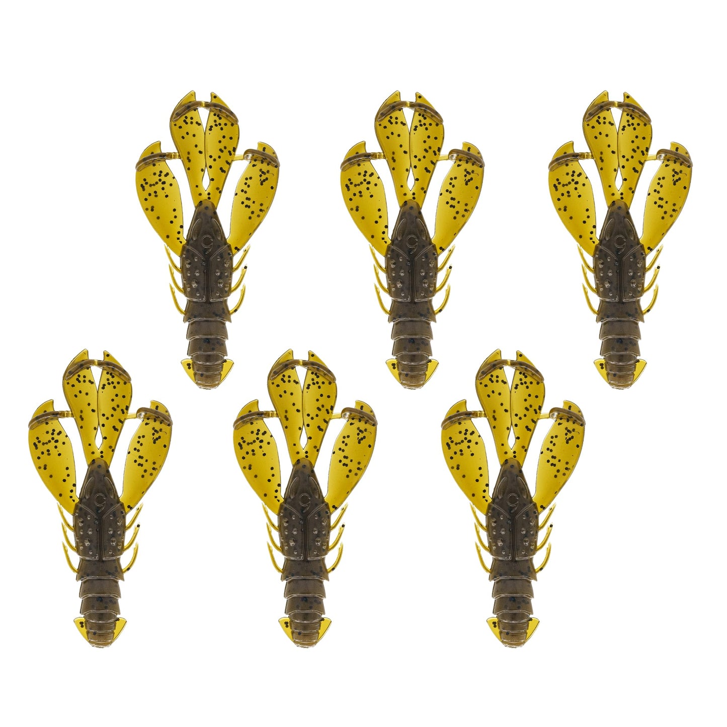 6th Sense – Congo Craw 3.8" – Creature Bait – Bass Fishing – Customizable Appendages (5 per Pack) Made in The USA