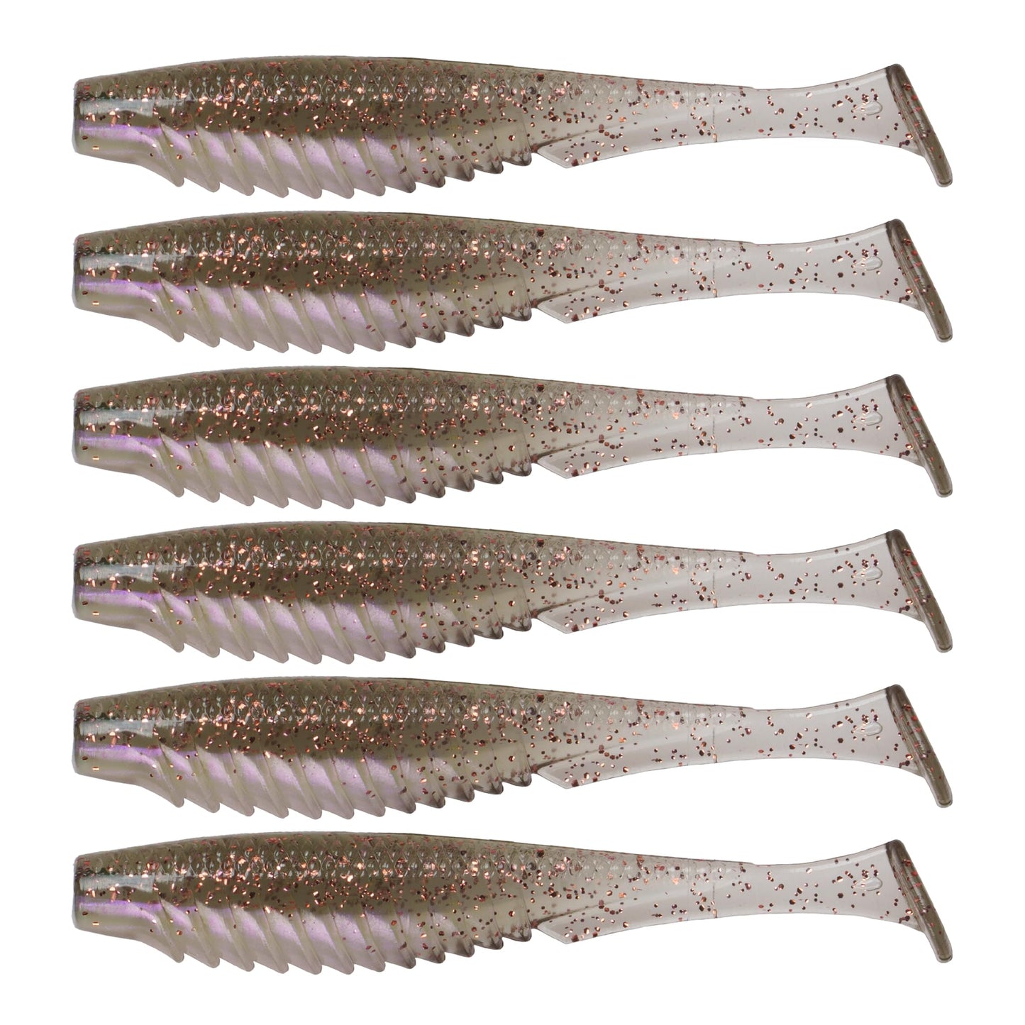 6th Sense – Party Paddle 4.3" – Saltwater Swimbait – Inshore Fishing – Redfish/Trout/Snook – Paddle Tail Soft Plastic