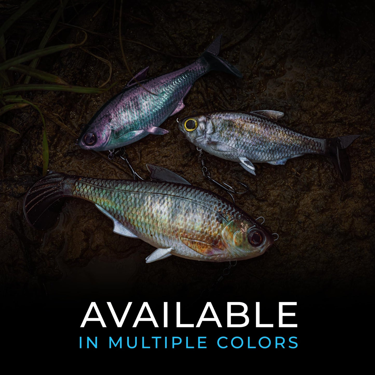 6th Sense – The Option – Harness-Style Swimbait – Interchangeable Top/Bottom Treble System – Bass Fishing