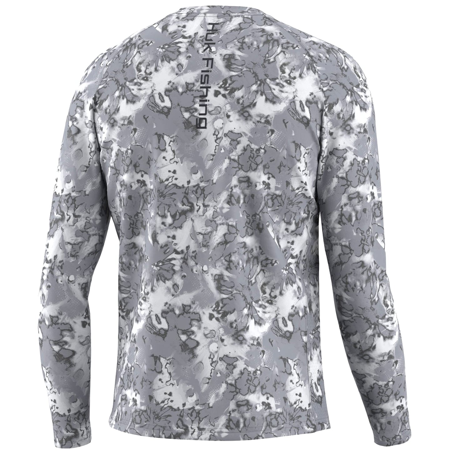 HUK Mens Pursuit Crew Long Sleeve Shirt, Sun Protecting Fishing Shirt