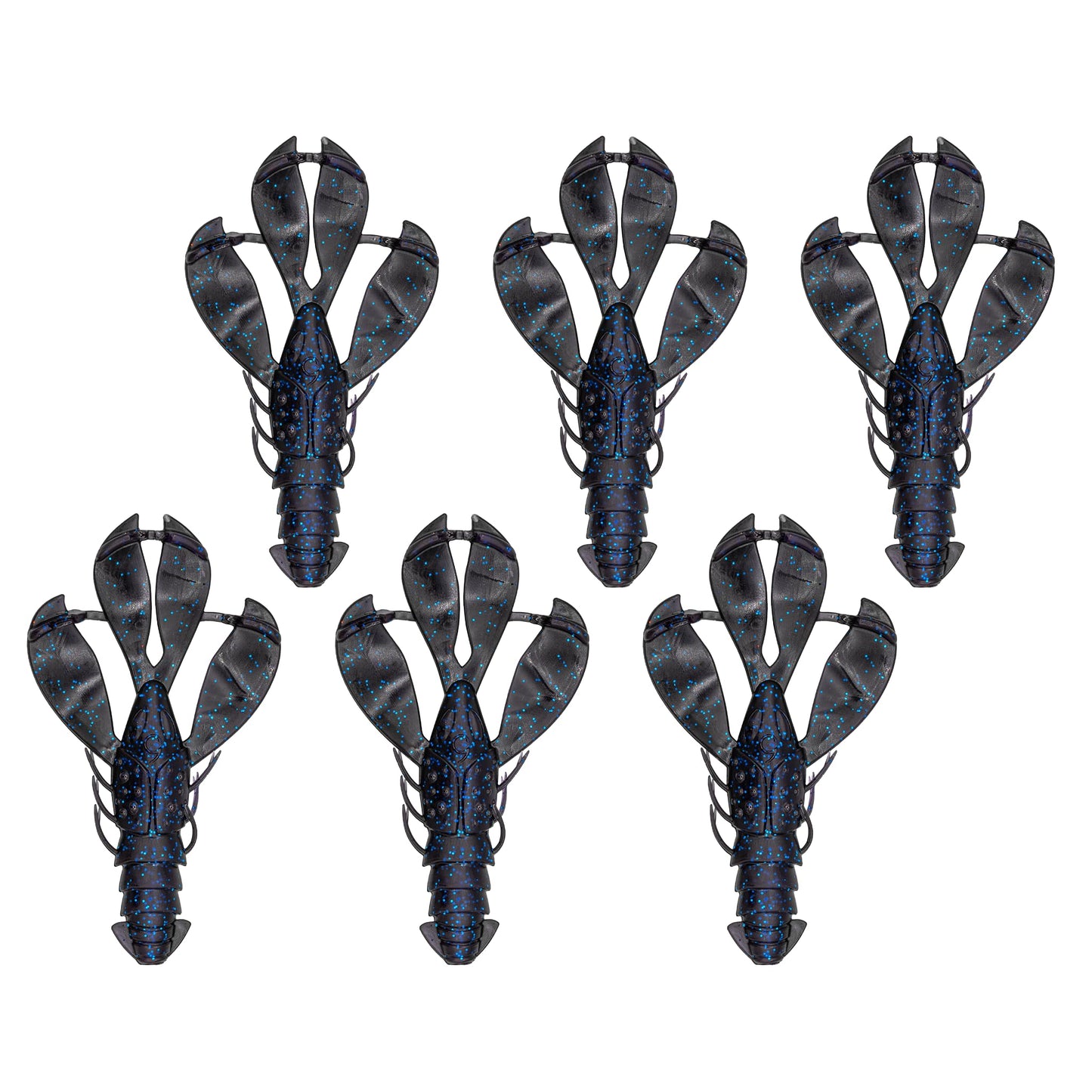 6th Sense – Congo Craw 3.8" – Creature Bait – Bass Fishing – Customizable Appendages (5 per Pack) Made in The USA