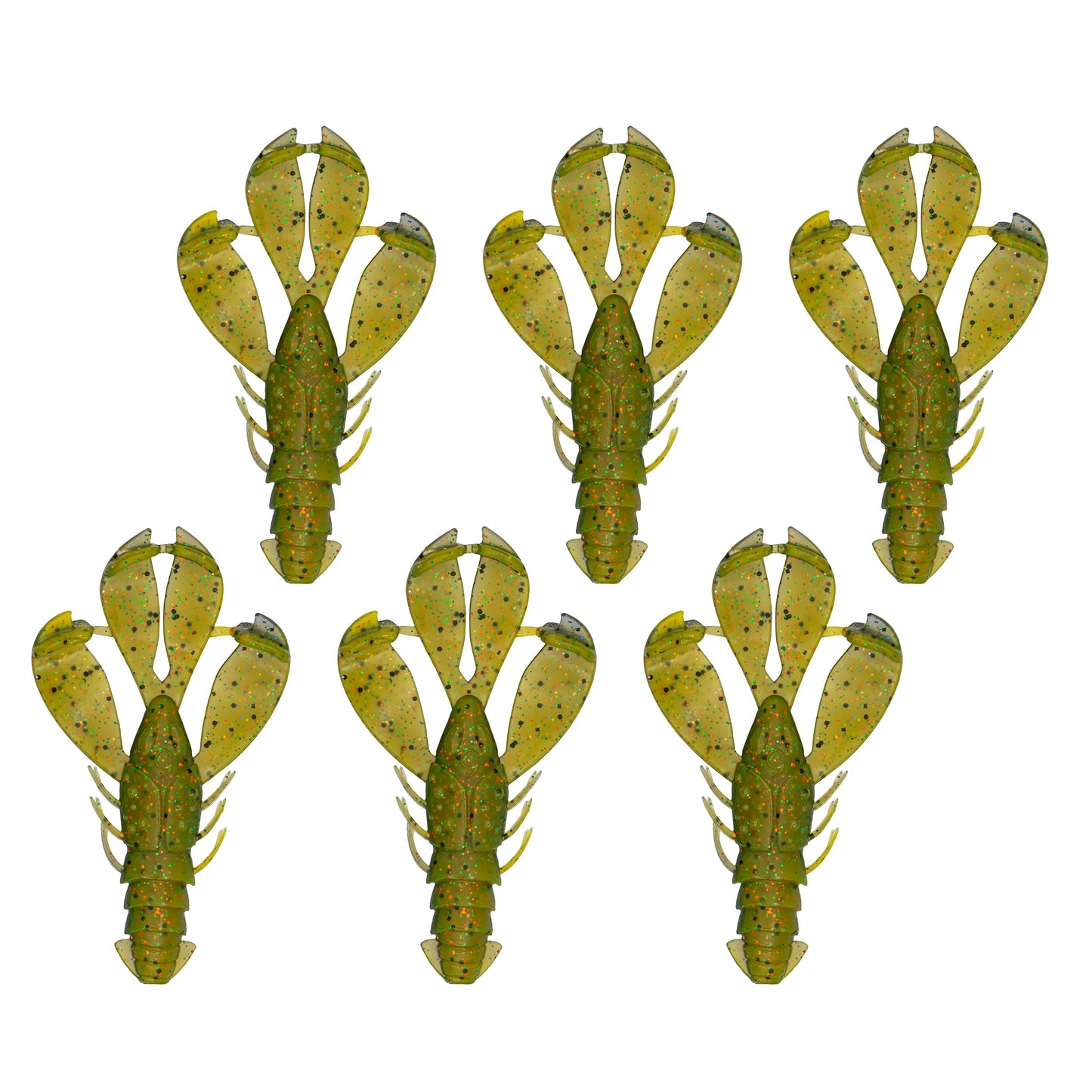 6th Sense – Congo Craw 3.8" – Creature Bait – Bass Fishing – Customizable Appendages (5 per Pack) Made in The USA