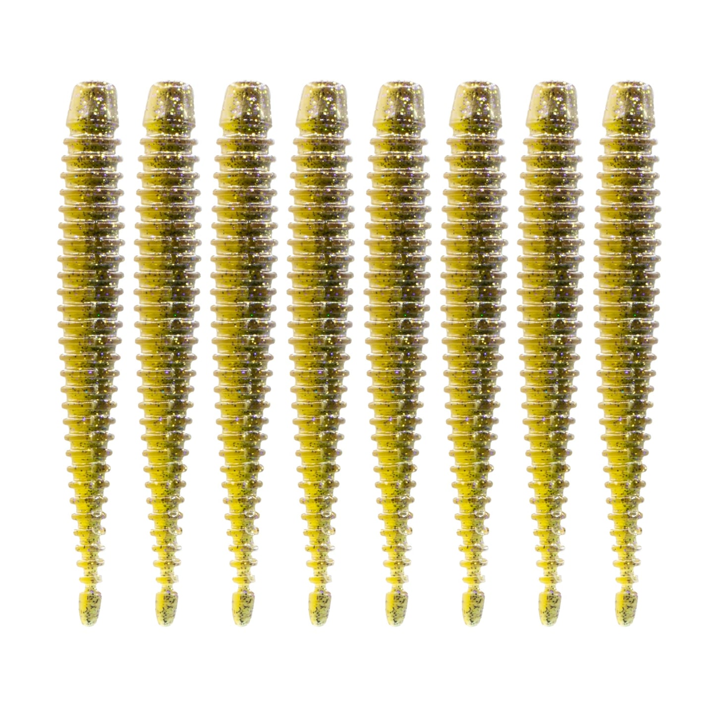 6th Sense – Boosa Ned 3.3 – Finesse Ned Worm – Bass Fishing – Ribbed Body Shimmy Tail – Divine Ned Jig Heads - Made in The USA